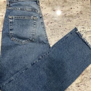 AG Adriano Goldschmied Straight Leg Blue Jeans